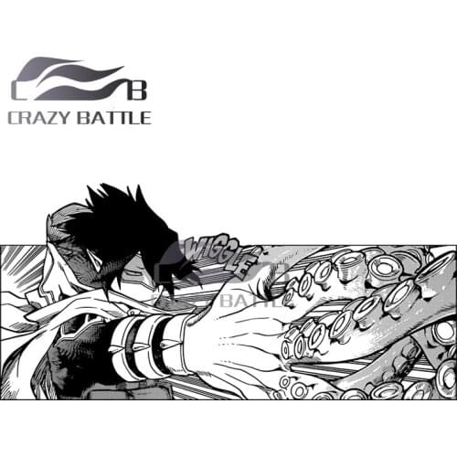 Crazy Battle 13 x6.5cm Tamaki Suneater Slap Car Stickers Windows Windshield Decal Personality Surfboard Suitcase Car Assessoires