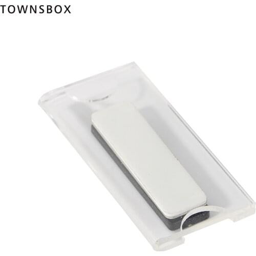 Pin Magnet Acrylic Plastic Name Id Badge Clear Holder Business Card Tag