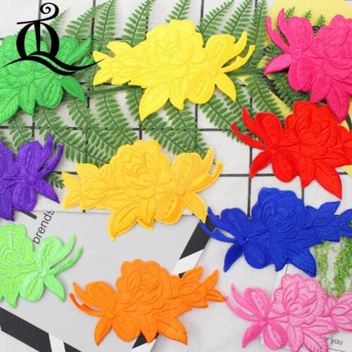 Mix 10/lots fruit heart cartoon DIY fashion fine embroidery cloth patches patches clothing jeans trumpet childrens stickers C19