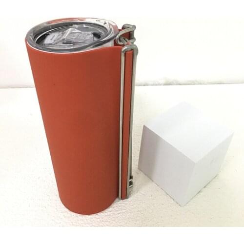 Reusable Sublimation Silicone Rubber Wraps Picture Fixer Cover For 20oz Straight Skinny Tumbler DIY Printing