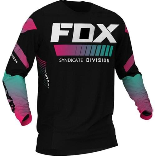 Motorcycles 2021 Mens Downhill Jerseys Mountain Bike MTB Shirts Offroad DH Motorcycle Jersey Motocross Sportwear BMX Clothing