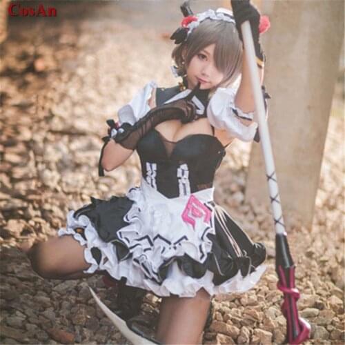 New Game Honkai Impact 3 Rita Rossweisse Cosplay Costume Sweet Cute Maid Dress Activity Party Role Play Clothing Custom-Make Any