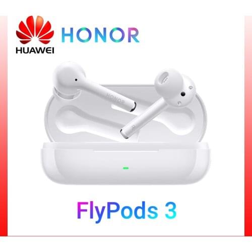 Original Honor Flypods 3 Magic Headphone Wireless Earphone TWS Bluetooth 5.0 Three Microphone Active Noise Cancellation Earbuds