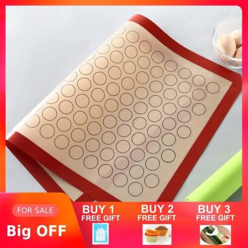 Silicone Macaron Baking Mat - for Bake Pans - Macaroon/Pastry/Cookie Making Nonstick silicone baking mat pizza dough for cookie