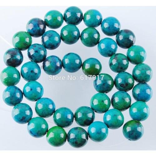 Synthetic Chrysocolla Jaspers Gem Stone Gem Round Spacer 10MM Loose Beads 15.5Inches Strand TG3191