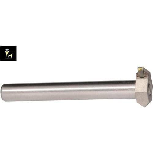 Yuhe PCD Angle 180 Degree Flat CNC Diamond Tools, 6mm/ Customize Diameter Shank ( Diamond Width: 0.25-8mm )