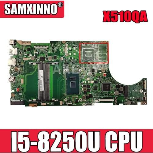 X510QA Motherboard W/ I5-8250U For Asus X510QA X510QR X510Q X510 Laptop Motherboard X510QA Mianboard