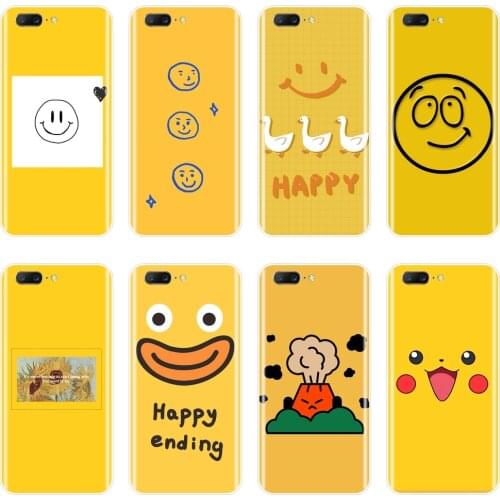 Yellow Cartoon Cute Phone Case For One Plus 7 7 Pro 6 6T 5 5T 3 3T Case Silicone Back Cover For OnePlus 3 3T 5 5T 6 6T 7 7 Pro