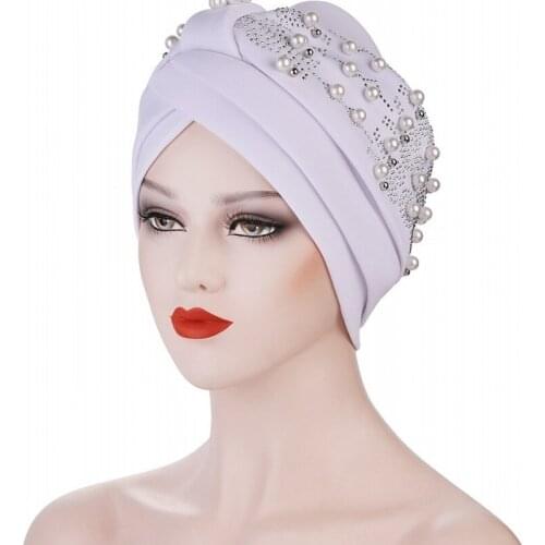 Muslim Turbans Women Hats Fashion Solid Cross Bandanas Bonnet 2021 New Headscarf Islam Indie Head Wrap Muslim Ramadan Hijab Caps