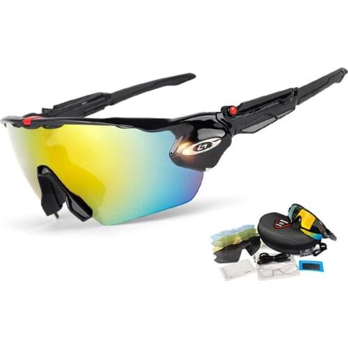 2021 New Cycling Glasses Outdoor Sports Fishing Bicycle Sunglasses Polarized Windproof Myopic Goggles Mens Womens Eyewear