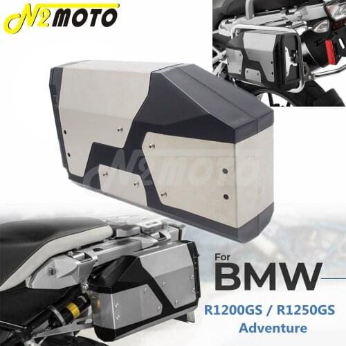 For BMW R1250GS R1200GS ADV R 1200 GS LC F850GS F750GS 4.2L Decorative Aluminum Box Toolbox Left Side Bracket Motorcycle Toolbox