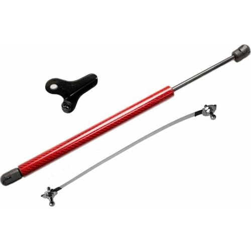 For ford fiesta MK5 2002-2008 2x Front Hood Bonnet Modify Gas Struts Carbon Fiber Lift Support Shock Damper