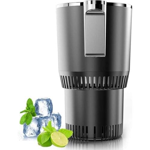 Home Car Cup Cooler Warmer Quick Electric Cooling Cup 3-58Celsius Heat and Cold Drink Cooler Cup US Plug