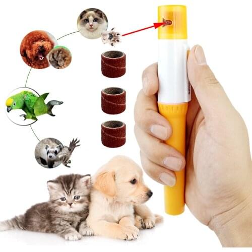 Electric Dog Nail Clipper Cats Nail Grooming Grinder Trimming Pliers Pet Claw Scissors Grinder Cat Nail Trimmer Tools For Puppy