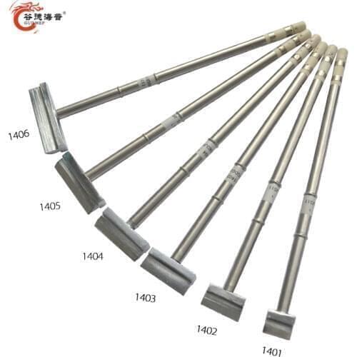 Gudhep Spatula T12-1401 1402 1403 1404 1405 1406 Welding Tips T12 Soldering Iron Tips for FX951 FX950 Soldering Rework Station