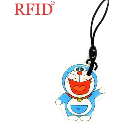 ID 125Khz EM4305 EM4205 Rewritable Token Tag Keyfob RFID Cartoon Waterproof Keychain Access Control Card Fast Shipping 1pcs