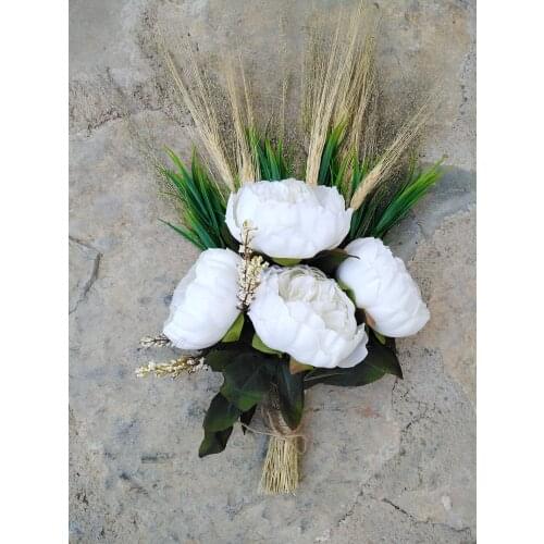 Bridal Bouquet Artificial Roses Wedding Bouquet for Bridesmaids Bride Wedding Flowers Bridal Bouquet Marriage Accessories