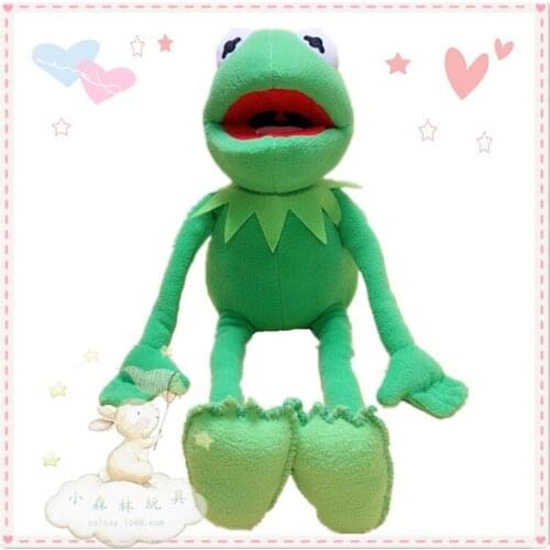 Sesame Street characters Laughing cute open-mouthed frog doll Plush toy Hands and feet can shape dolls 45cm