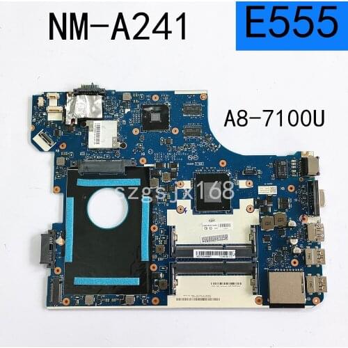 For Lenovo ThinkPad E555 notebook motherboard FRU 04X5629 CPU A8-7100 DDR3 100% test work