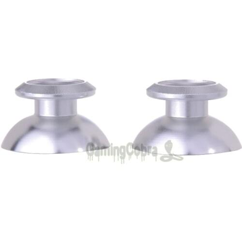 Metal Silver Color Analog Stick Joystick Thumbsticks for PS4 / for PS4 Pro / for PS4 Slim Controller - P4J0302