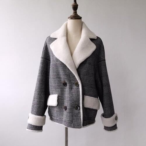 2021 New Winter Women High Quality Faux Fur Coat Loose Lapel OverCoat Thick Warm Plus Size Female Plush Coats