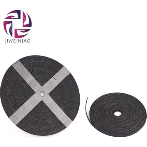 New JIWEINIAO 2M 5M 10M 50M GT2 Belt Width 6mm Open Timing Belt For 3D Printer GT2-6mm Belt Synchronous 2GT Belt 3D Printer Part