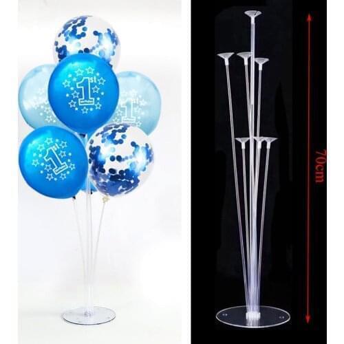 Baby Shower Boy Girl Balloons Stand Holder 1st Birthday Party Decoration Kids Unicorn Party Favors 1 One Year Party Supplies