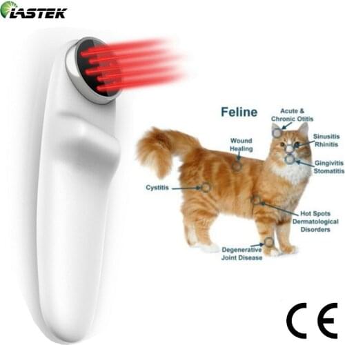 Portable 650nm+808nm Pain Relief Cold Laser Therapy for Human and Animals Cats Dogs Horses