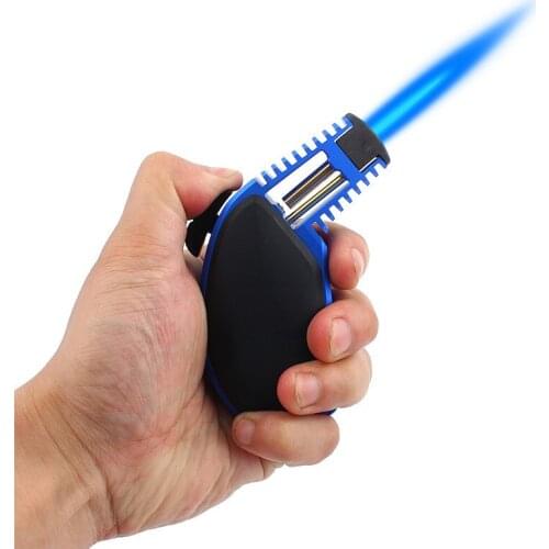 Portable Spray Gun Lighter Torch Jet Lighter For Cigar camping lighter turbo metal Windproof Safety Outdoor Kitchen supplies