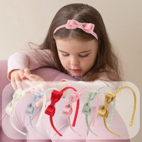Sainmax Multi Color Headband for Girls Bowknot Simple Hairband Good for Dressing Decoration Hair Accessories