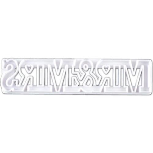 Mr&Mrs Cookie Cutter Plastic Biscuit Knife Baking Fruit Cake Kitchen Tools Mold Embossing Printing