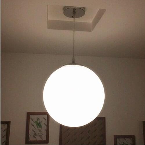 Modern minimalist restaurant chandelier clothing store lamp glass decoration lamp LED Nordic bedroom bedside lamp