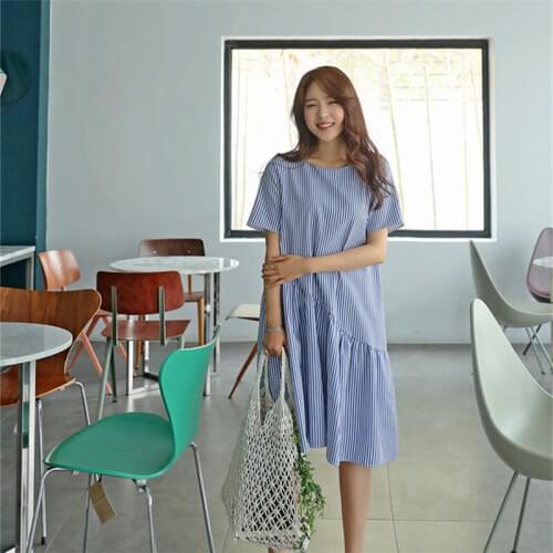 Летние платья в полоску SPENIC TENSIC China At AliExpress