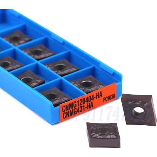 CNMG120404 HA PC9030 CNMG120408 HA PC9030 CNC Lathe Tools External Turning Tools, Carbide Inserts, Stainless Steel Turning Tools