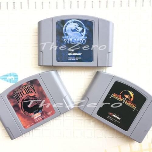 Mortal Kombat Series Trilogy Mythologies: Sub-Zero English Language Video Game for 64 Bit Console NTSC Version Cartridge Card