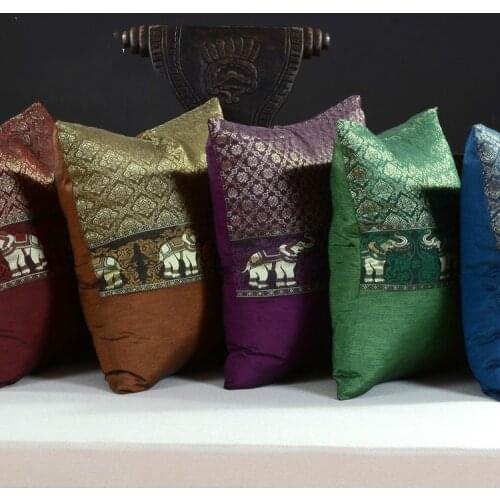 Pillow Core Handmade Cushion Pillow Southeast Asian Fabric Cushion Living Room and Hotel Pillow