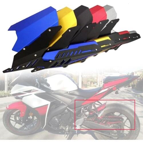 Motorcycle Rear Fender Mudguard and Chain Guard Cover Kit CNC Titanium for YAMAHA YZF-R25 R3 2013 -2017 MT-03 2015-2017