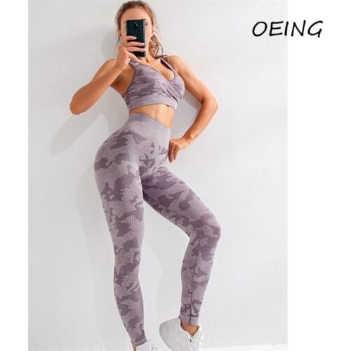 Women Yoga 3 Piece Gym Clothes Workout Bra Long Sleeve Shirts Seamless Leggins Wear Set