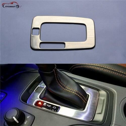 The control panel gear gear stick interior stainless steel trim for everest for Ranger 2015 - 2018