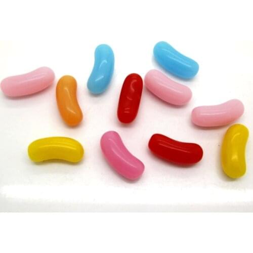 20Pcs Mixed Cake Cands Resin Popsicle Decoration Crafts Beads Frame Flatback Cabochon Scrapbook DIY Embellishments Accessories