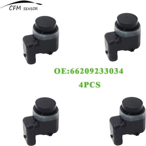 4pcs New PDC Parking Sensor 66209233034 For BMW X3 X5 X6 1 3 5 6 Series 2.0L 3.0L 4.4L