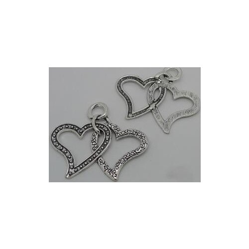 Zinc alloy pendant jewelry accessories diy handmade material charms Heart pendant