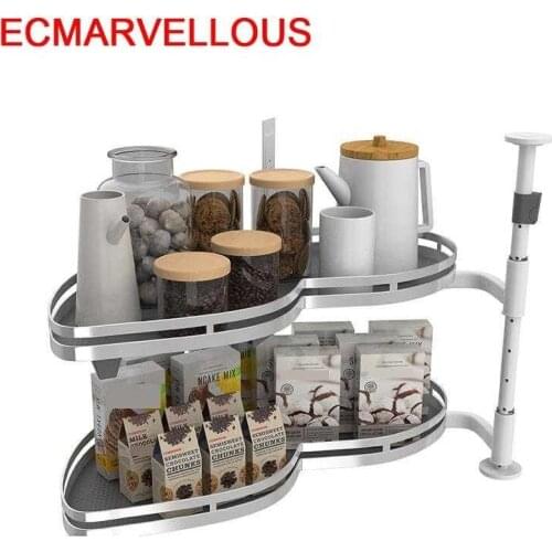 Armario Cupboard Pantry Keuken Mutfak Cestas Corredera Stainless Steel Organizer Cozinha Rack Kitchen Cabinet Storage Basket