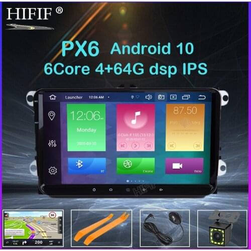 IPS 2 Din Auto Radio Android 10 For VW/Golf/POLO/Passat/Skoda/Fabia/Octavia/Seat/Leon Car Multimedia Video Player GPS USB DVR