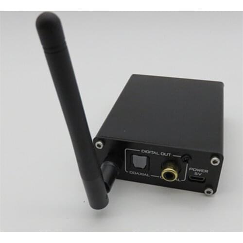 2020 NEW Bluetooth 5.0 Wireless Digital Receiver CSR8675 chip, Output by coaxial optical digital Audio APTX-HD 24BIT output