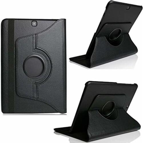 360 Degree Rotating PU Leather Flip Case Cover For Samsung Galaxy Tab A 9.7 SM-T550 T550 T551 SM-T555 TabA 9.7 Tablet Case Glass