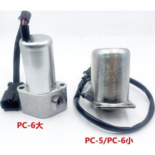 Excavator fittings, battery valve, Komatsu PC200-5/6 excavator, hydraulic pump, solenoid valve, main pump