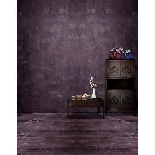 5x7ft Dark Room Flowers Desk Photography Backdrops Photo Props Studio Background