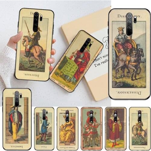 Le Tarot Egyptien de Dusserre Art Phone Case for Redmi Note 9 8 8T 8A 7 6 6A Go Pro Max Redmi 9 K20 K30 Pro