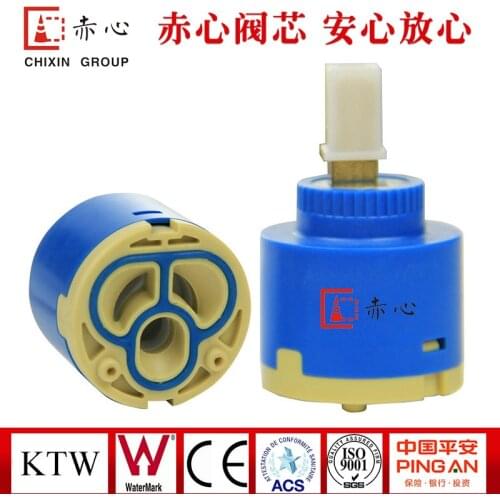 Manufacturers sales 40mm flat feet idle copper rod spool hot and cold water spool manufacturers ceramic spool